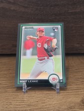 2010 Bowman Chrome MIKE LEAKE Rookie Card #186 Cincinnati Reds. rookie card picture