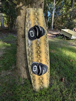 Used kiteboard - Handmade - Snake Skin Print