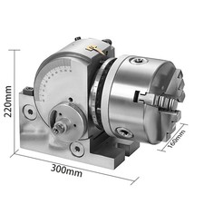 SIHAO Head Tailstock Chuck Dividing Head Precision BS-4/5/6in 3-Jaw Indexing