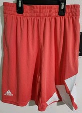  NWT Adidas Shorts Aeroready Orange Boys Size Medium 10/12