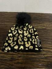 Justice Girls Cap Leopard Print