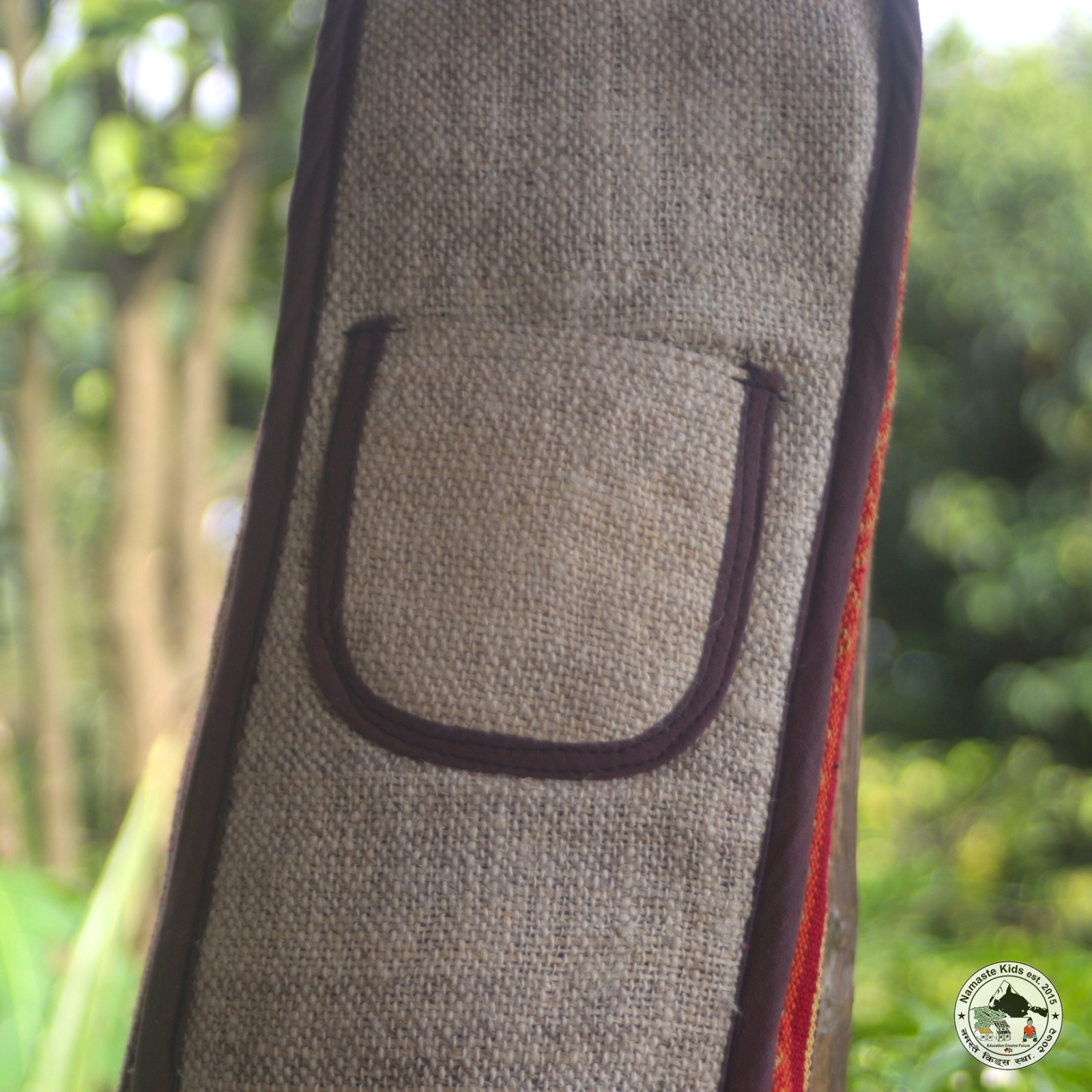 Borsa per chitarra "Sangeetkar" - fatta a mano, gigbag imbottita / design etnico foto 3
