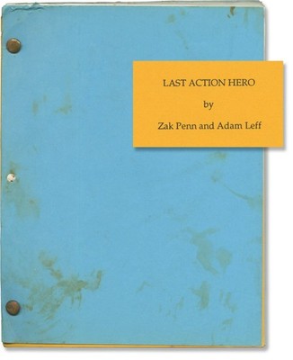John McTiernan LAST ACTION HERO Original screenplay for the 1993 film #167385