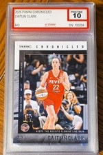 2025 Panini Chronicled Caitlin Clark #43 Indiana Fever Base Set Iconic 10