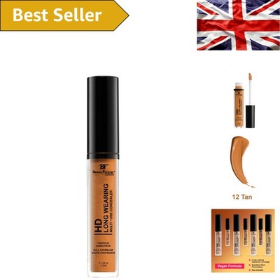Leichter langanhaltender Concealer - mittlere Deckkraft, 12 Bräunen, 3,5 ml Flasche