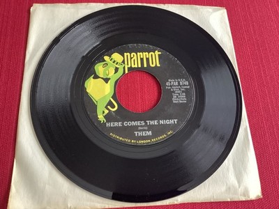 Them- Here Comes the Night / All for Myself - Parrot 45-PAR 9749- NM /EX+ 45 RPM