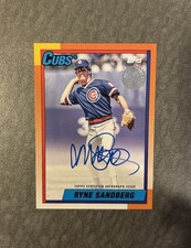 2025 Topps Ryne Sandberg 1990 Anniversary On Card Auto Cubs #90AU-RS
