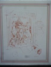 Kunstdruck Zirkus - Die Schaubühne. Bachmann, Otto