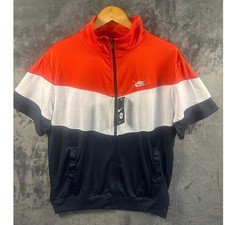 NWT Nike Sportswear Windrunner Jacket Red/White/Blue Color Block Men s Medium