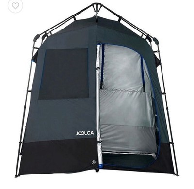 Joolca Ensuite Double Shower Tent 2-Room Portable w/ Awning Kit