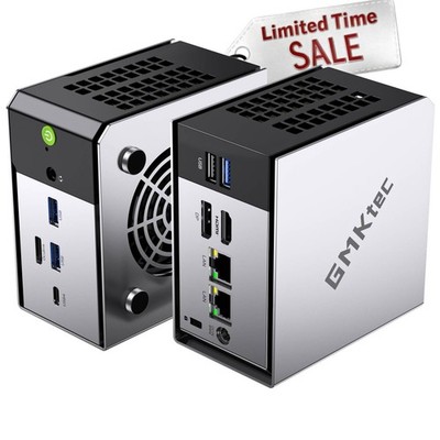 GMKtec M8 Mini PC AMD Ryzen 5 Pro 6650H Up to 4.5GHz 16GB LPDDR5 RAM 512GB SSD