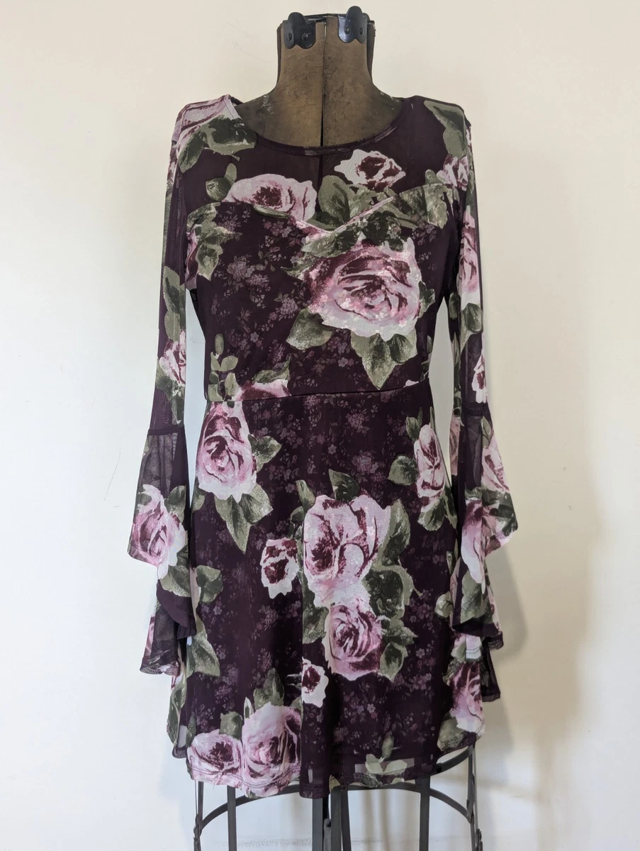 cut out shoulder long sleeve dress Ladivine CD243