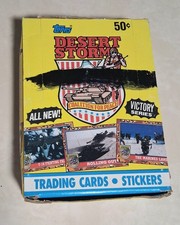 1991 Topps Desert Storm Victory Series wax box 36 unopened packs