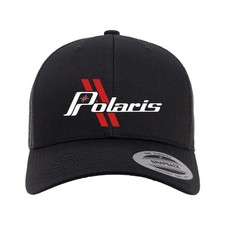 Polaris Racing Logo Symbol Trucker Retro Hat Cap