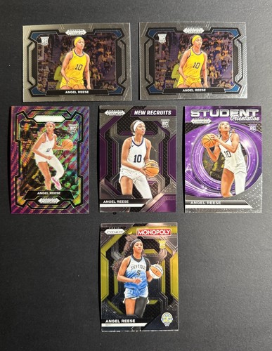 2024 Panini Basketball Angel Reese RC Lot - (6) Cards - Chicago Sky