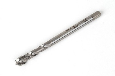 Haas M8x1.0 MF HSS-E Spiral Flute Tap, 6mm Shank x 10mm Thread Length, 2.5XD