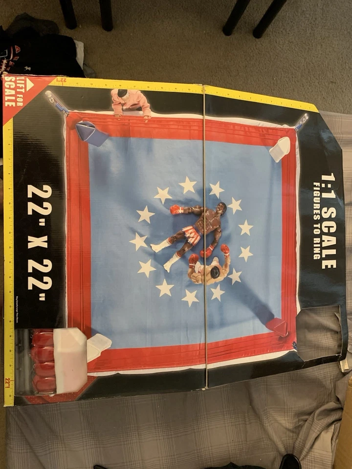 “Extremely Rare” Official Scale Rocky Balboa Collectors Boxing Ring - Image 3 of 4