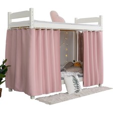 Teanea Bottom Bunk Bed Blackout Curtains Canopy Single Size Twin Size, 2 Panels,