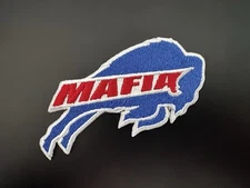 🏈 CLASSIC BUFFALO BILLS MAFIA EMBROIDERED LOGO PATCH NEW - OLD STOCK 🦬