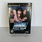 WWE SmackDown Shut Your Mouth (Sony PlayStation 2, 2002) PS2 Complete CIB