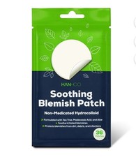 SHIPS TODAY HANHOO Soothing Blemish Patch w/ Tea Tree Extract 36ct- Brand New