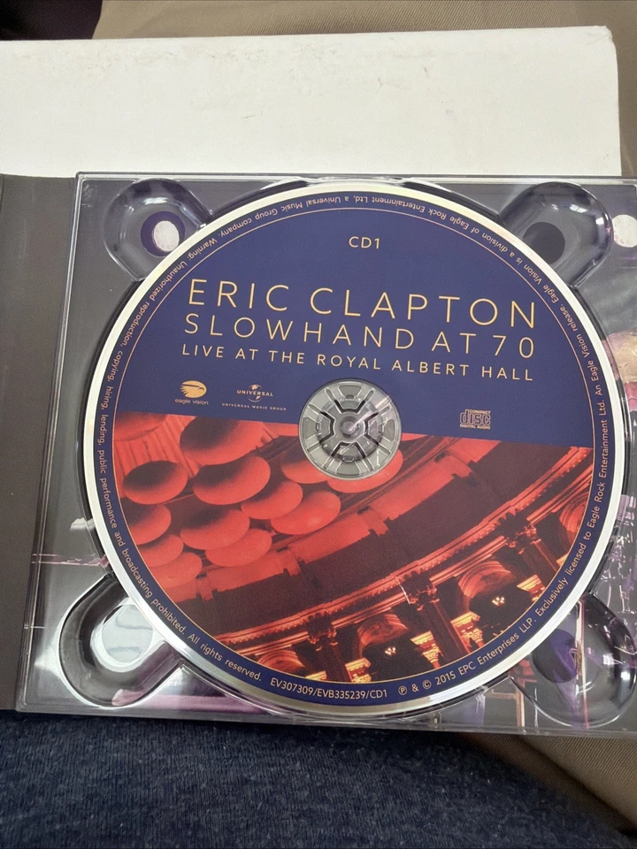 Eric Clapton: Slowhand at 70: Live at the Royal Albert Hall (2-CD/DVD, 2015) — 第 4/4 张图片