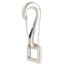 5/8 X 1-1/2 In Die Cast Horse Loopeye Spring Snap Nickel Plated Set Of 2