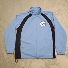 UNC Tar Heels Colosseum Jacket Mens Small Carolina Blue Full Zip NCAA Athletics