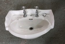 Pre Owned Imperial Small Sussex Style Basin Inc. Taps & Fittings
