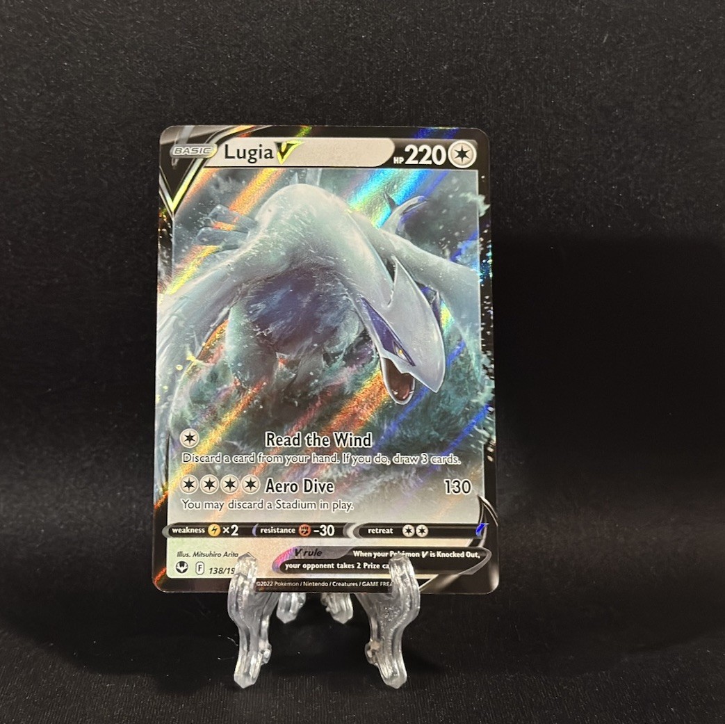 Lugia V 138/195 Holo Rare V Silver Tempest 2022 Pokemon TCG - NM