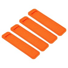 12Pcs Felt Pencil Mini Pen Case Pocket Protector Sleeve Pouch Holder, Orange