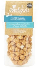 Vegan Salted Caramel Popcorn (1x80g), Gourmet, Air-Popped, Sweet Treat for Movie