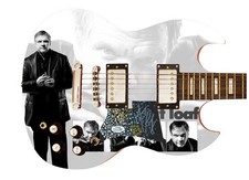 Meat Loaf Signed Autographed Custom Photo Graphics Guitar ACOA ACOA