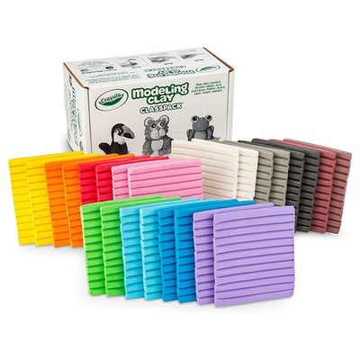 Crayola Modelliermasse 24 Stück 12 Farben nicht aushärtend Kinder Set 4+