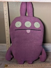Uglydoll Purple Jrumpy Plush Of Uglyverse 17" Three Eye Monster Doll Toy 2010