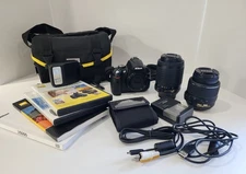 Nikon D5000 Digital SLR Camera , 2 Lenses, Battery Charger, Other Accessories