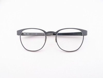Blac Eyeglasses, Frames Only, Harold Smoky, 50-19, Carbon by Bellinger, Denmark