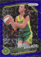 2025 Panini Prizm WNBA Nika Muhl #127 Blue Velocity