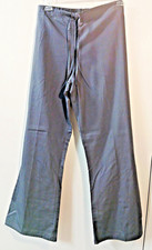 CHEROKEE WORKWEAR Women's Large Pewter Grayl Drawstring Scrub Pants 4101 NWOT
