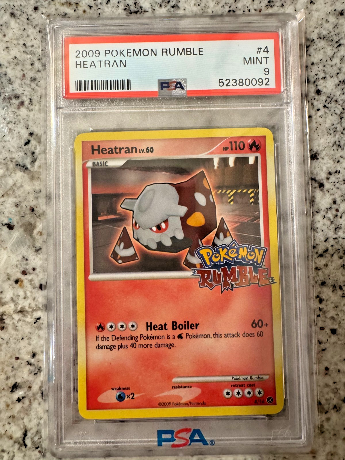 Pokemon Heatran Rumble #4 PSA 9 Mint