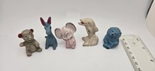 Vintage Novelty Erasers Animals And NASA Space Shuttle