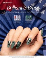 Color Street nail polish strips~ Brilliant & Brave - Patriotic Memorial Day 2026