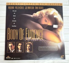 BRAND NEW Laserdisc LD Body of Evidence Madonna UNRATED UNCENSORED UNCUT Sealed