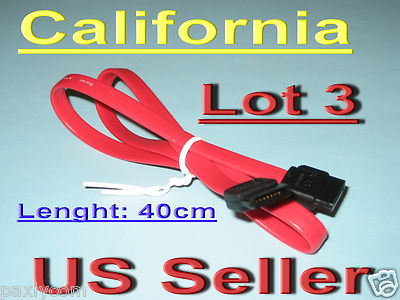 Lot3 Serial SATA ATA Raid Data HDD Hard Drive Disk Cabl