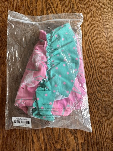 Matilda Jane Flamingo Swimsuit One Piece Ruffle Island Party Strappy Tie 4 New - Picture 3 of 12