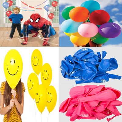Happy Smiley Face Emoji Colorful Metallic Jumbo Balloons Birthday