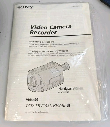 Sony Handycam CCD-TRV24E Video 8 Camcorder + Case + 2 Batteries + Charger Remote - Picture 16 of 16