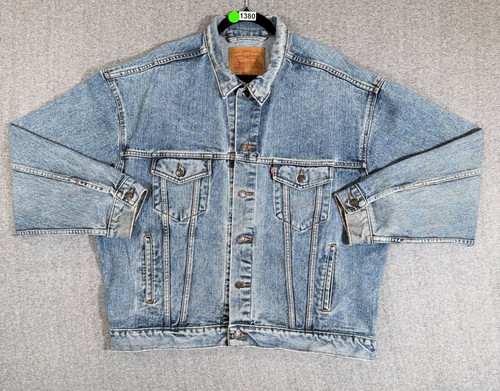 Vintage Levis Trucker Jacke Herren XL Jeans Denim 90er Typ III 70507-4890 - Bild 2 von 20