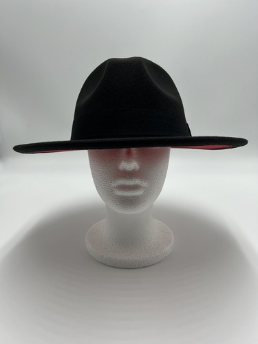 Elegant Felted Fedora Hat Cap Unisex Costume Halloween Props Detective Mobster - 第 2/4 張圖片