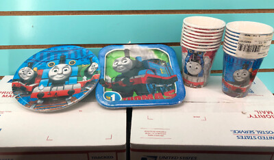 Thomas The Train Party Small Loy Cups Plates Party Lot Of 4 16 Cups 16 Plates Ebay